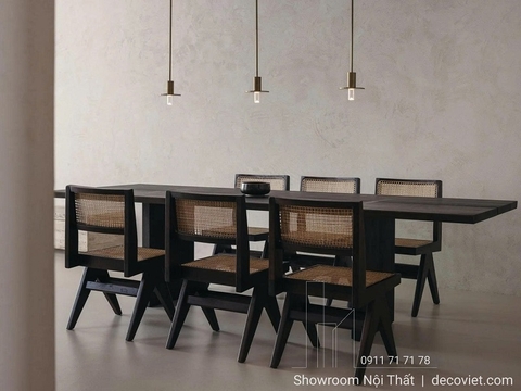 Bàn Ghế Ăn Gỗ 6 Người 2752S