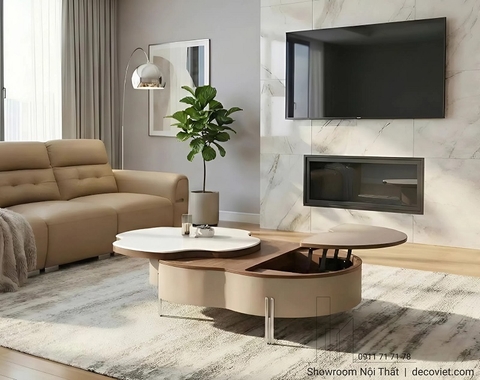 Bàn Trà Mặt Đá Thông Minh 418S