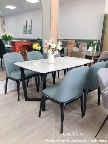 Bàn Ăn 6 Ghế Mặt Đá 523S