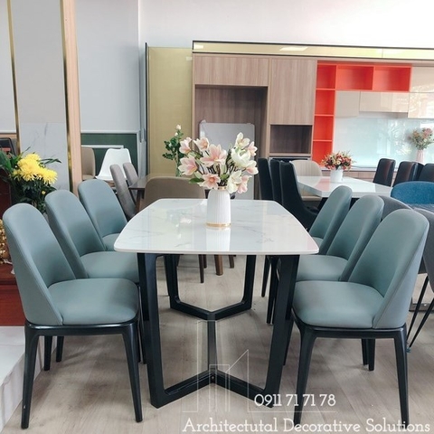 Bàn Ăn 6 Ghế Mặt Đá 523S
