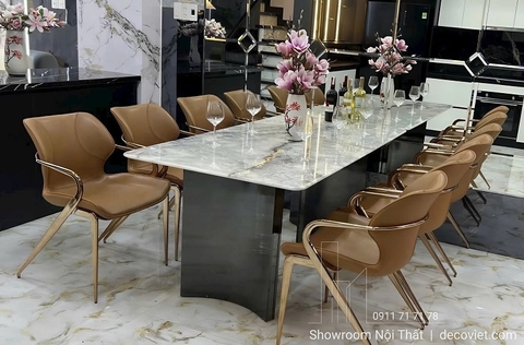 Bộ Bàn Ăn 6 Ghế Cẩm Thạch 2900S