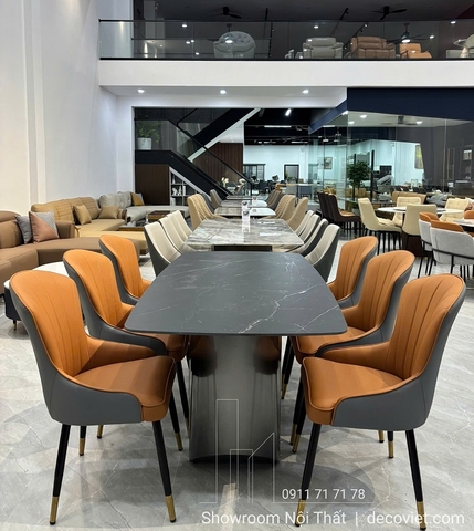 Bộ Bàn Ăn Mặt Đá 6 Người 2709S