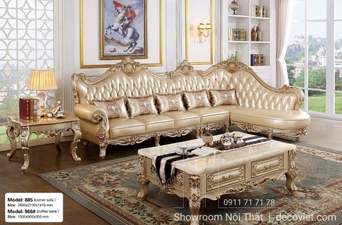 Ghế Sofa Tân Cổ Điển Đẹp 1082T dành cho biệt thự