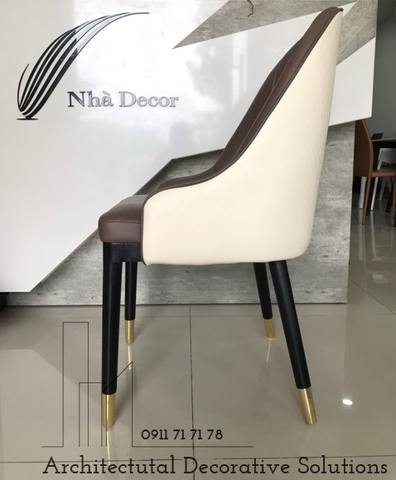 Ghế Ăn Bọc Da 44S