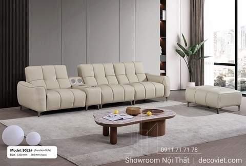Sofa Phòng Khách Nhập Khẩu 1039T bọc da cao cấp