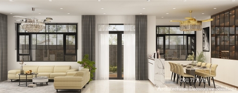 Thiết Kế Nội Thất Nhà Phố Đẳng Cấp Tại Đảo Kim Cương Quận 2