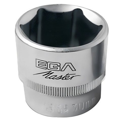 EGA Master 61803, Socket Wrench 1/2", 6-sided Tube Head(Hexagonal Tube Head), 11mm, Standard 6 Edges, Cr-V Alloy, DIN 3124, Made In Spain