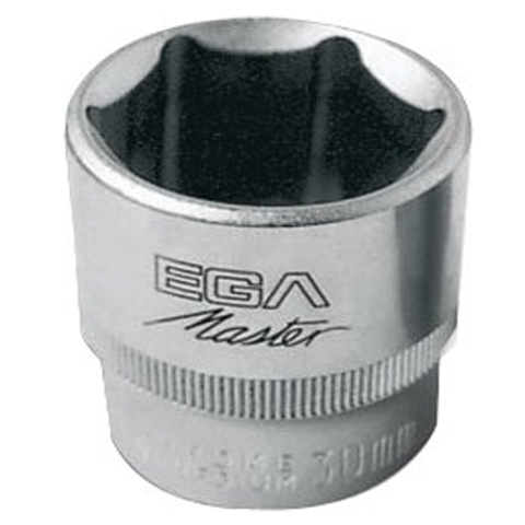 EGA Master 61823, Socket Wrench 1/2", 6-sided Tube Head(Hexagonal Tube Head), 32mm, Standard 6 Edges, Cr-V Alloy , DIN 3124, Made In Spain