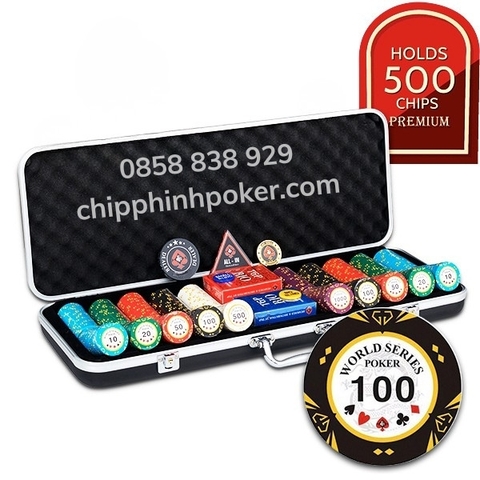 Bộ Phỉnh Poker 500 Chip World Series