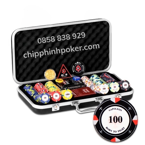 Bộ Poker 300 Chip Ceramic Napoleon Cao Cấp Giá Rẻ