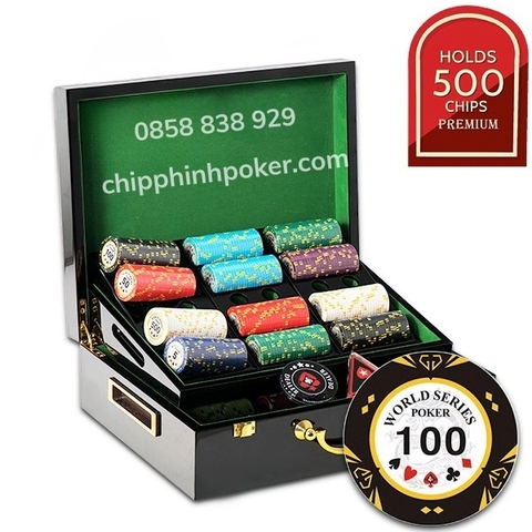 Bộ Phỉnh Poker 500 Chip World Series