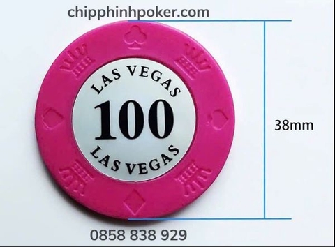 Bộ 100 Chip Poker Nhựa Lasvegas Cao Cấp Giá Rẻ