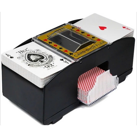 Máy Xáo Bài Poker Tự Động 2 Bộ Cao Cấp Giá Rẻ