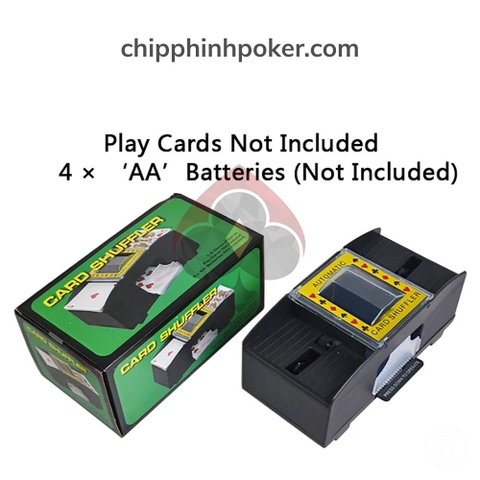 Máy Xáo Bài Poker Tự Động 2 Bộ Cao Cấp Giá Rẻ