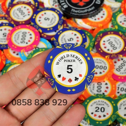 Bộ Phỉnh Poker 500 Chip World Series