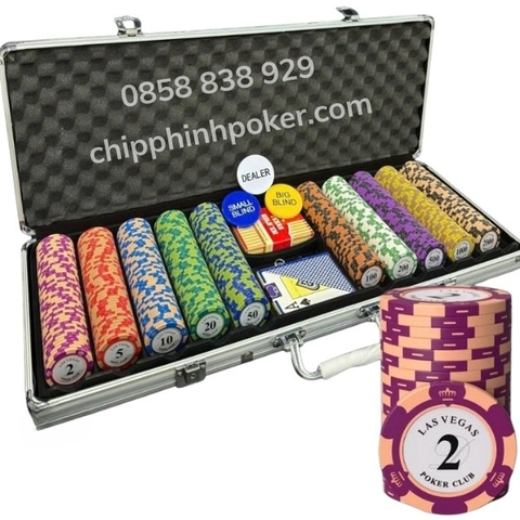 Bộ Poker 500 Chip Clay Lasvegas Giá Rẻ Chất Lượng