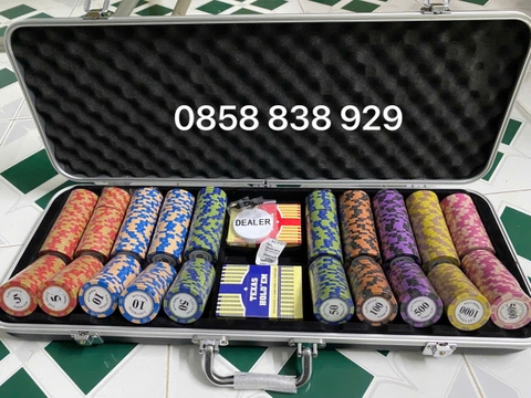 Bộ Phỉnh Poker 300 Chip Lasvegas