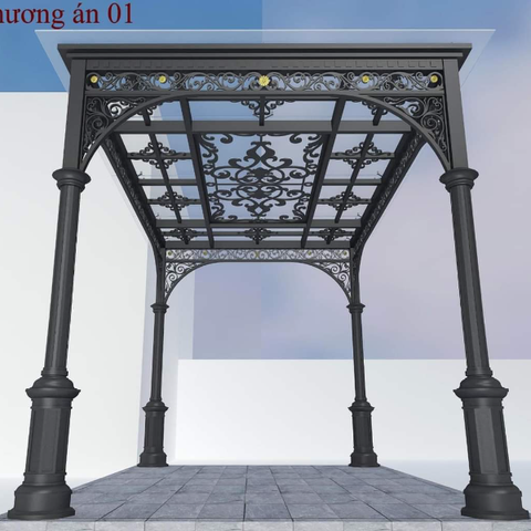 MÁI KÍNH MẪU MK37