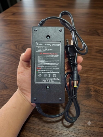 Sạc 5S 21V - 3A chuyên pin Li-ion ,có quạt làm mát và đèn báo đầy