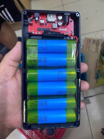 Pin Áo Điều Hòa 6 Cell 21700 dùng 18h Liên Tục