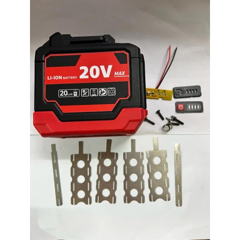 Vỏ đựng pin, model 4P 20 cell chất liệu nhựa ABS, không kèm pin , mới 100%