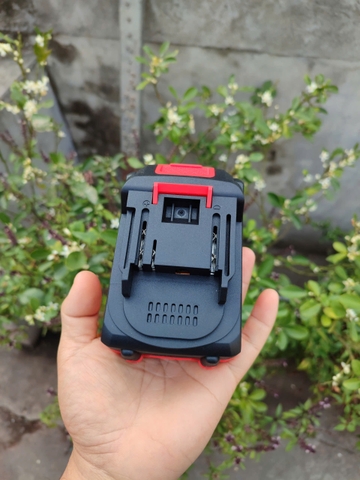 Vỏ pin chân phổ thông 5s2P 10 cell có đèn báo pin, chống sốc