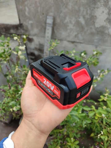 Vỏ pin chân phổ thông 5s2P 10 cell có đèn báo pin, chống sốc