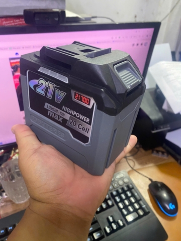 Pin 20 cell 21700 chân pin Makita phổ thông M21 dung lượng 16Ah dòng xả 160a