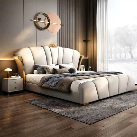 GIƯỜNG NGỦ BỌC DA HIỆN ĐẠI SANG TRỌNG - LB23