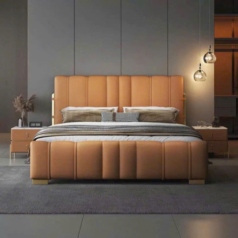 GIƯỜNG NGỦ BỌC DA HIỆN ĐẠI SANG TRỌNG - LB28