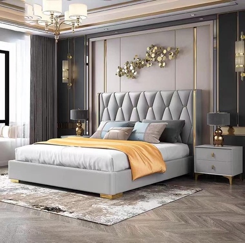 GIƯỜNG NGỦ BỌC DA CAO CẤP HIỆN ĐẠI - LB05