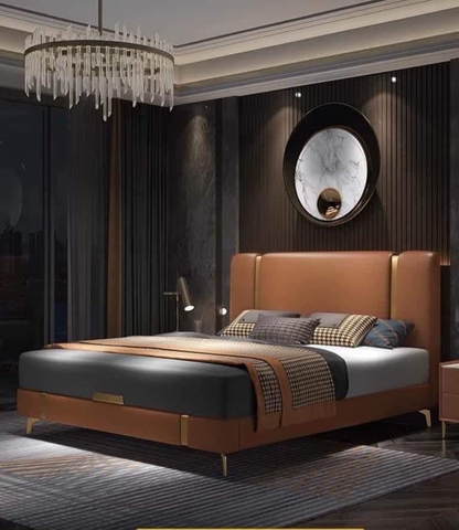 GIƯỜNG NGỦ BỌC DA CAO CẤP HIỆN ĐẠI - LB10