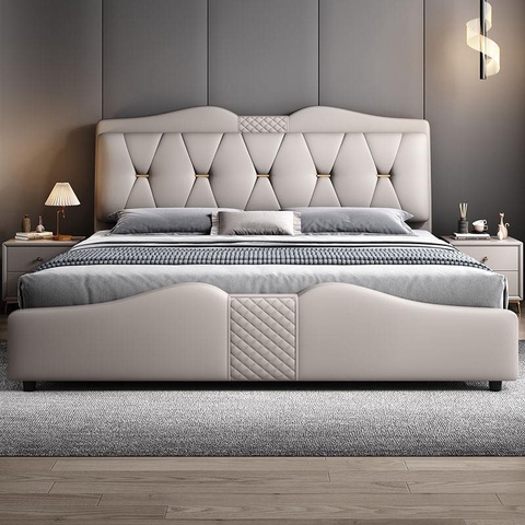 GIƯỜNG NGỦ BỌC DA CAO CẤP HIỆN ĐẠI - LB06