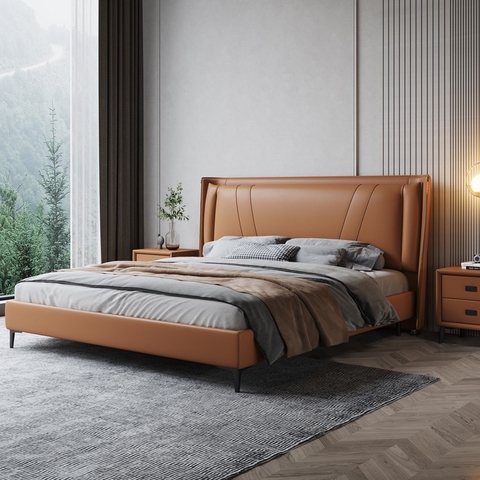 GIƯỜNG NGỦ BỌC DA CAO CẤP HIỆN ĐẠI - LB14