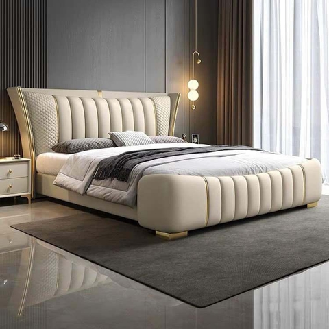 GIƯỜNG NGỦ BỌC DA CAO CẤP HIỆN ĐẠI - LB13