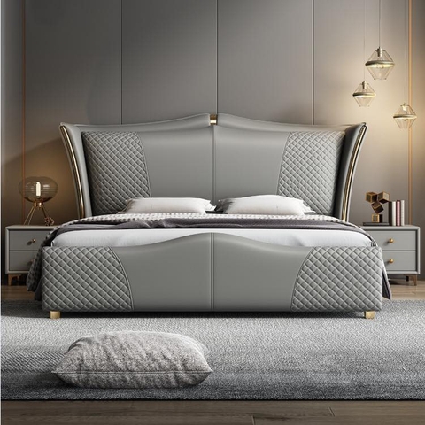 GIƯỜNG NGỦ BỌC DA CAO CẤP HIỆN ĐẠI - LB03-02