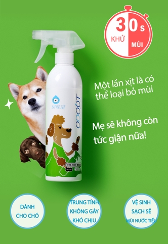 Xịt Khử Mùi Diệt Khuẩn(Dành Cho Chó)/ Odor Removing Anti-Bacterial Spray(For Dog)