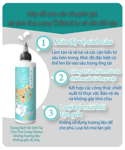 Dung Dịch Vệ Sinh Tai Thú Cưng - Pet Ear Cleansing Solution 200ML