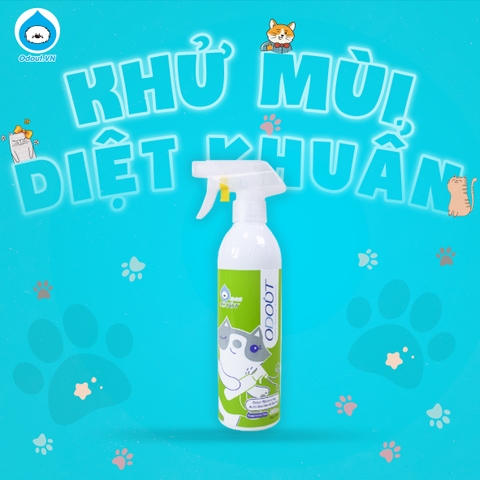 Xịt Khử Mùi Diệt Khuẩn (Dành Cho MewMew)/ Odor Removing Anti-Bacterial Spray (For Cats)
