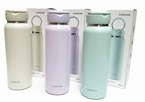 Bình giữ nhiệt LocknLock Sling Ring có quai xách 800ml -  LHC4322