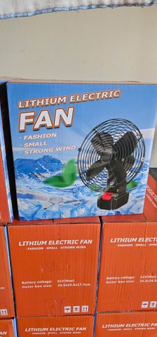 Quạt sạc tích điện Lithium Electric