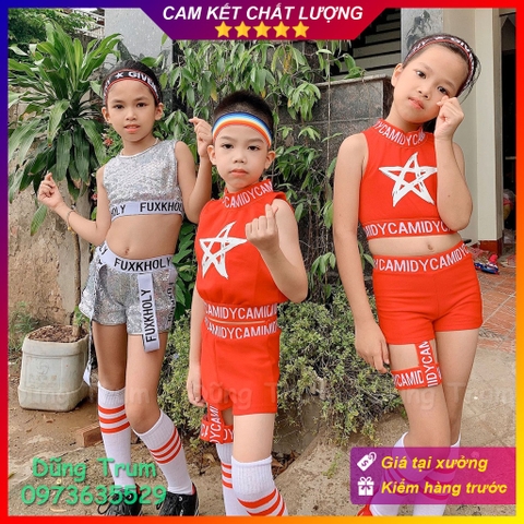 Bộ quần áo nhảy đồng phục nhảy Aerobic cho bé