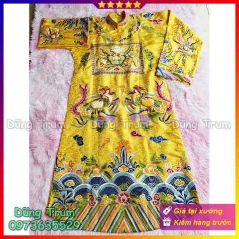 Trang phục hầu giá Vương Cô Nhà Trần - hầu đồng Nhị Vị Vương Cô thuộc Công Đồng Trần Triều