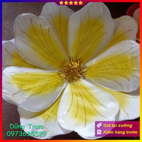 Hoa giả múa biểu diễn, hoa múa cầm tay có chun dưới đế hoa