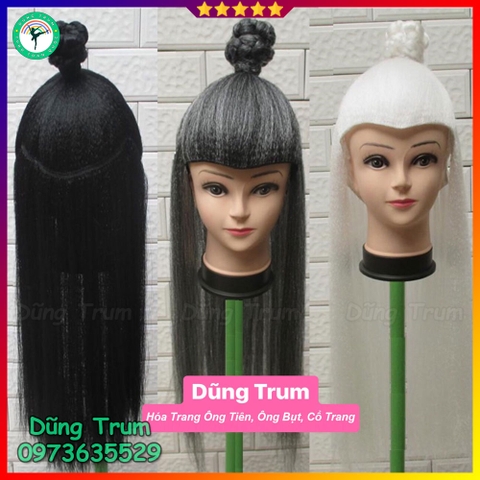 Tóc ông bụt hóa trang cổ trang, tóc hóa trang ông tiên