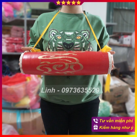 Trống cơm dài biểu diễn bằng gỗ, trống gỗ dài múa biểu diễn