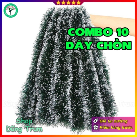COMBO 10 Dây Chồn Tuyết dài 2m đầy đủ kích thước rộng 7cm, 9cm, 11cm