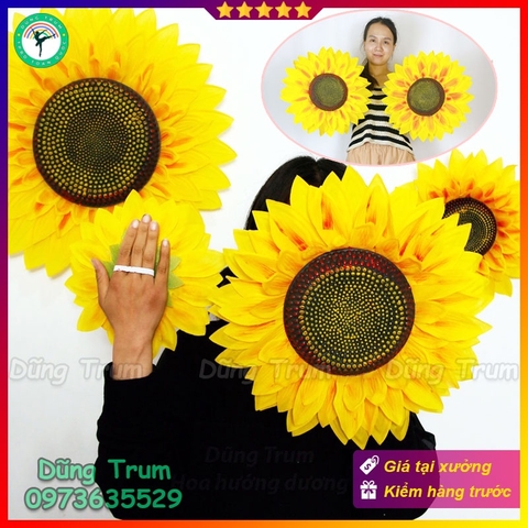 Hoa hướng dương 5 lớp cánh múa văn nghệ biểu diễn đủ kích cỡ