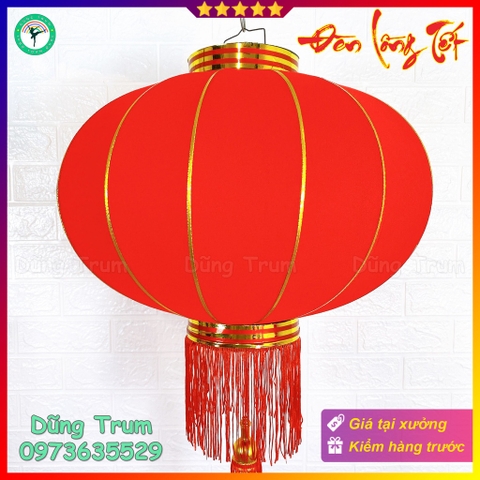 Đèn Lồng Trơn Trang Trí Vải Nhung treo Tết siêu đẹp đủ kích thước