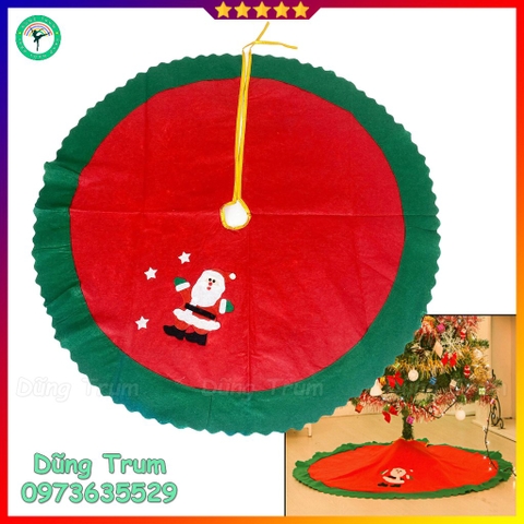 Thảm phủ chân Cây thông Noel trang trí Giáng Sinh 2024